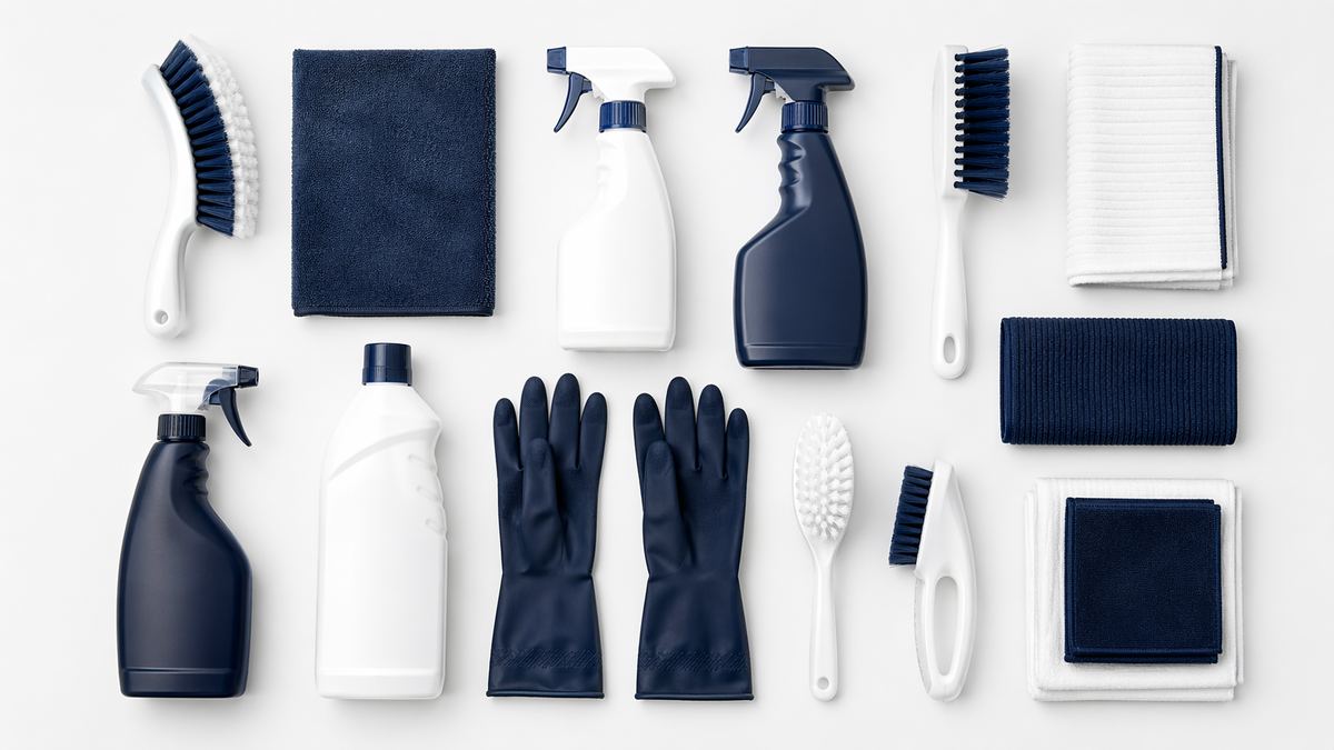 Professional cleaning supplies